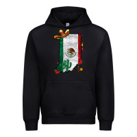 Black mexican indiana Urban Hoodie - CowhideDigitalArt