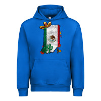 Cobalt mexican indiana Urban Hoodie - CowhideDigitalArt