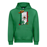 Emerald mexican indiana Urban Hoodie - CowhideDigitalArt