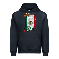 Navy mexican indiana Urban Hoodie - CowhideDigitalArt