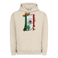 Pigment French Oak mexican indiana Urban Hoodie - CowhideDigitalArt
