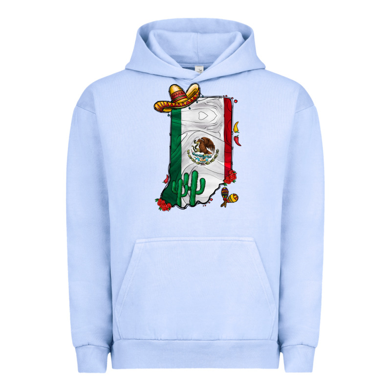 Mexican Indiana Urban Hoodie by CowhideDigitalArt | Teevron