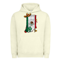 Pigment Pistachio mexican indiana Urban Hoodie - CowhideDigitalArt