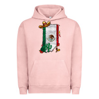 Pigment Salmon mexican indiana Urban Hoodie - CowhideDigitalArt