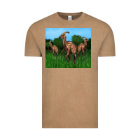 Vintage Coffee parasaurolophus Vintage Tee - Artiststas