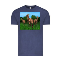 Vintage Denim parasaurolophus Vintage Tee - Artiststas