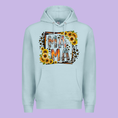 Mama Western Premium Hoodie Designed By Racoondesign