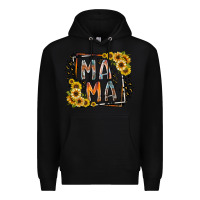 Black mama western Premium Hoodie - RacoonDesign