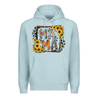 Blue Mist mama western Premium Hoodie - RacoonDesign