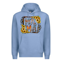 Colony Blue mama western Premium Hoodie - RacoonDesign