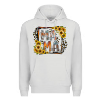 Dove Grey mama western Premium Hoodie - RacoonDesign