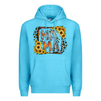 Ocean Blue mama western Premium Hoodie - RacoonDesign