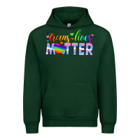 Forest Green trans lives matter Urban Hoodie - HRA Design Shop