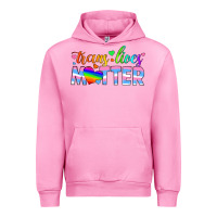 Fuchsia Pink trans lives matter Urban Hoodie - HRA Design Shop