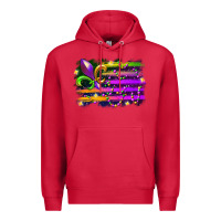 Cardinal mardi gras flag Premium Hoodie - RacoonDesign