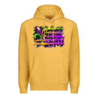 Mustard mardi gras flag Premium Hoodie - RacoonDesign