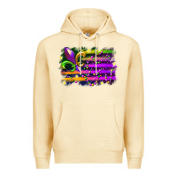 Pina Colada mardi gras flag Premium Hoodie - RacoonDesign