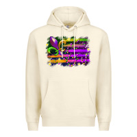 Sandshell mardi gras flag Premium Hoodie - RacoonDesign
