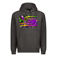 Smoke mardi gras flag Premium Hoodie - RacoonDesign