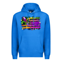 True Royal mardi gras flag Premium Hoodie - RacoonDesign