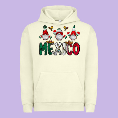 Mexico Gnome Urban Hoodie Designed By Cowhidedigitalart