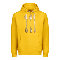 Lemon spoon fork knife fa element Premium Hoodie - FaDigitalArtStudio