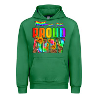 Emerald proud ally Urban Hoodie - HRA Design Shop