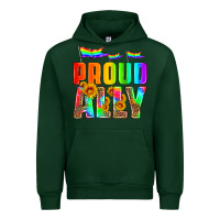 Foreset Green proud ally Urban Hoodie - HRA Design Shop