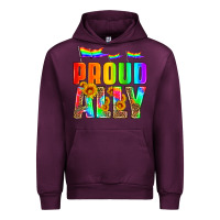 Mauve Wine proud ally Urban Hoodie - HRA Design Shop