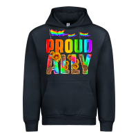 Navy proud ally Urban Hoodie - HRA Design Shop
