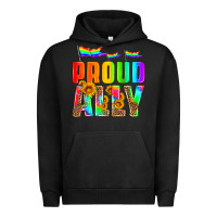 Pigment Black proud ally Urban Hoodie - HRA Design Shop