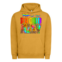 Pigment Peanut Butter proud ally Urban Hoodie - HRA Design Shop