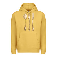 Antique Gold spoon fork knife fa element Premium Hoodie - FaDigitalArtStudio