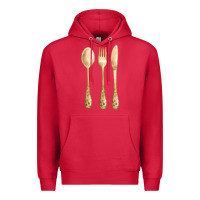 Cardinal spoon fork knife fa element Premium Hoodie - FaDigitalArtStudio