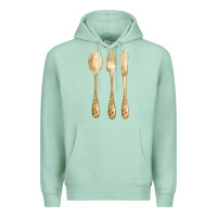 Seafoam spoon fork knife fa element Premium Hoodie - FaDigitalArtStudio