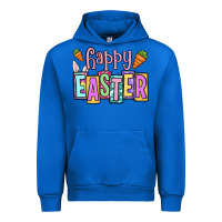 Cobalt Easter Day Happy Easter Urban Hoodie - OliviaCreatesArt