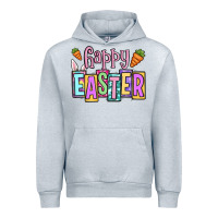 Heather Grey Easter Day Happy Easter Urban Hoodie - OliviaCreatesArt