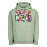 Pigment Oil Green Easter Day Happy Easter Urban Hoodie - OliviaCreatesArt
