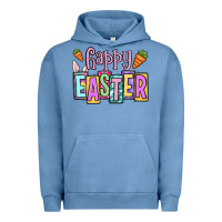 Pigment Pebble Blue Easter Day Happy Easter Urban Hoodie - OliviaCreatesArt