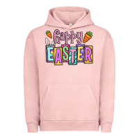Pigment Salmon Easter Day Happy Easter Urban Hoodie - OliviaCreatesArt