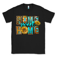 Black Western Home Sweet Home Classic Tee - FaDigitalArtStudio