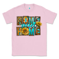 Bubblegum Pink Western Home Sweet Home Classic Tee - FaDigitalArtStudio