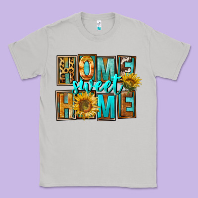 Western Home Sweet Home Classic Tee Designed By Fadigitalartstudio
