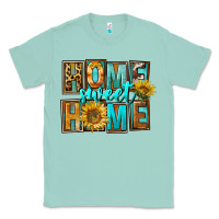 Seafoam Western Home Sweet Home Classic Tee - FaDigitalArtStudio