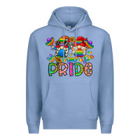 Colony Blue pride Premium Hoodie - CowhideDigitalArt