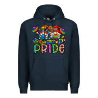 Navy pride Premium Hoodie - CowhideDigitalArt