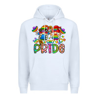 White pride Premium Hoodie - CowhideDigitalArt