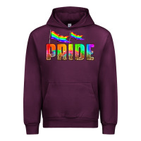 Mauve Wine pride Urban Hoodie - HRA Design Shop