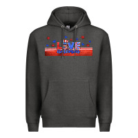 Charcoal Heather love america gnome libbey cup Premium Hoodie - HRA Design Shop