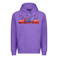 Purple love america gnome libbey cup Premium Hoodie - HRA Design Shop